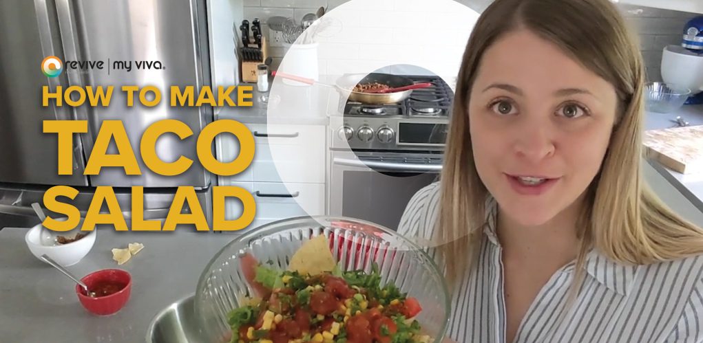 5 ways to prepare ground beef - taco salad